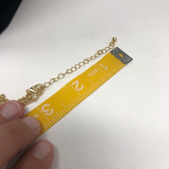 Layered Pave Heart Pendant Necklace - Picture 7 of 8